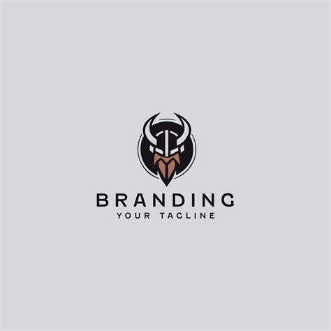 Creative Viking Logo Design Template 17082423 Vector Art at Vecteezy