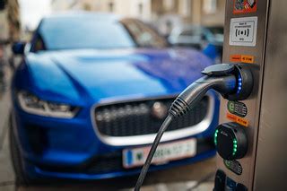 Close-up of an electric car charging station. Electric veh… | Flickr