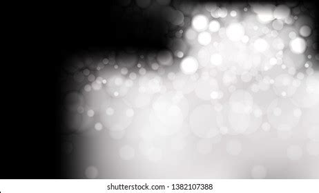 Black White Blurry Lights Background Stock Vector (Royalty Free ...