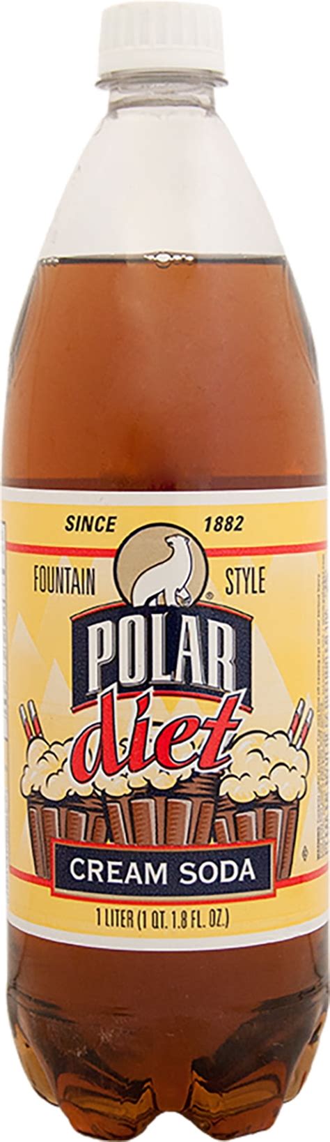 Polar Diet Soda, Cream Soda, 1 L - Walmart.com