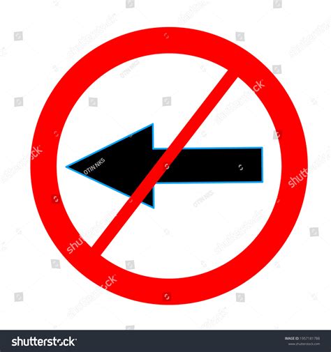 Do Not Go Sign Vector Illustration Stock Vector (Royalty Free ...