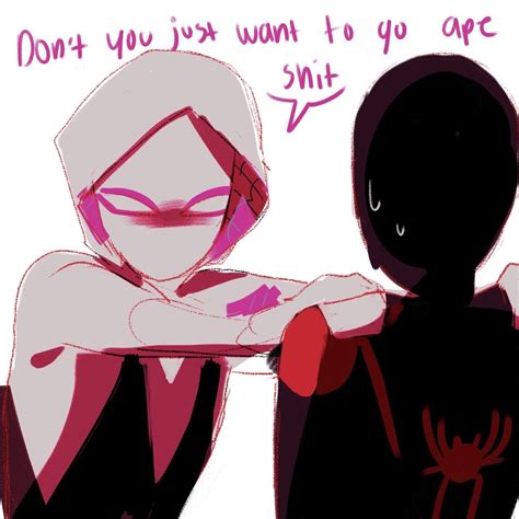 Into The Spider Verse Spiderman And Gwen Miles Spider - vrogue.co
