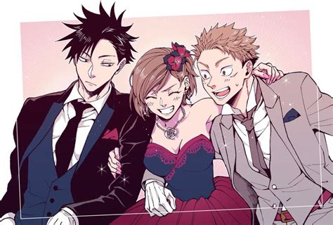 Megumi Fushiguro, Nobara Kugisaki, Yuji Itadori | Jujutsu Kaisen ...