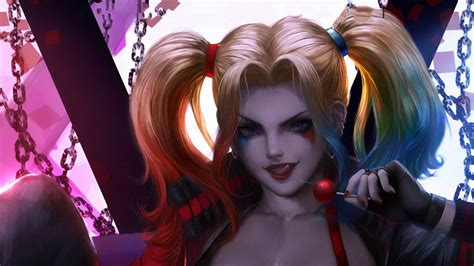 Harley Quinn Art Hd New Wallpaper,HD Superheroes Wallpapers,4k Wallpapers,Images,Backgrounds ...