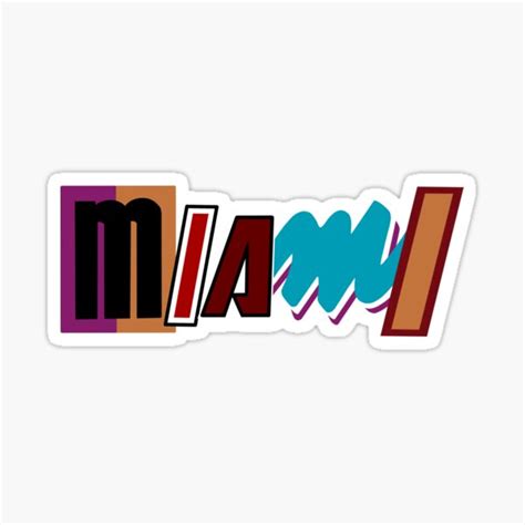 Miami Heat Vice Logo Sticker By Anaarias0425 | canoeracing.org.uk