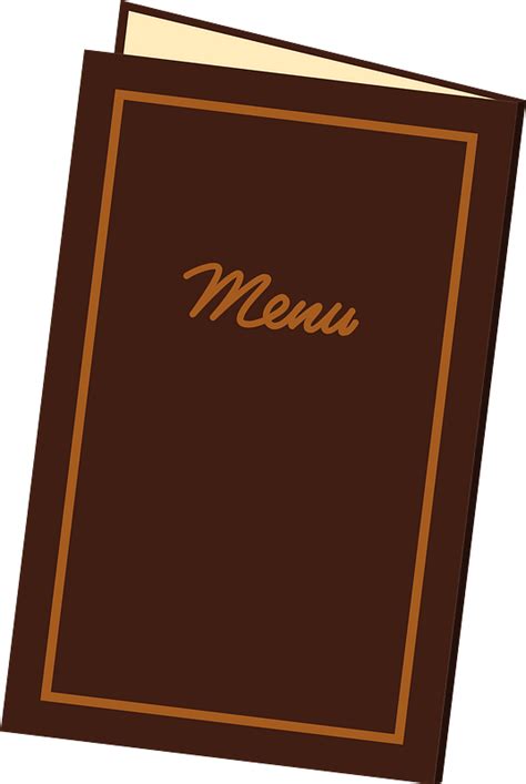Restaurant Menu clipart. Free download transparent .PNG | Creazilla