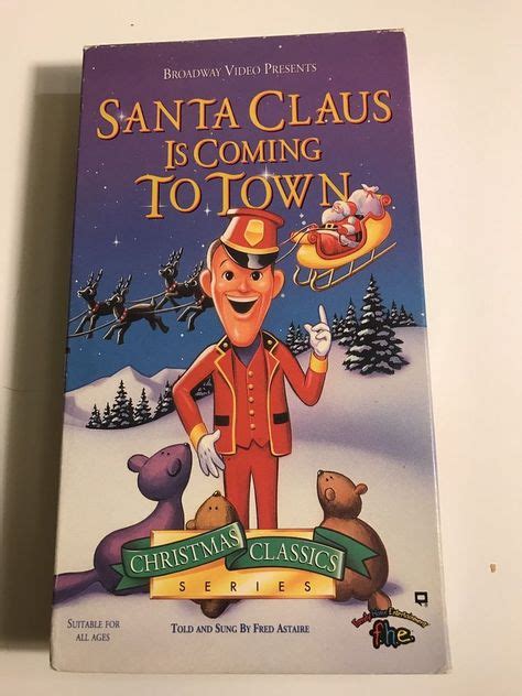 Santa Claus is Coming to Town, VHS tape, Christmas Classics series, 53 min. 1993 | Santa claus ...