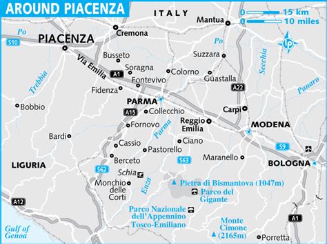 Piacenza Map - Italy