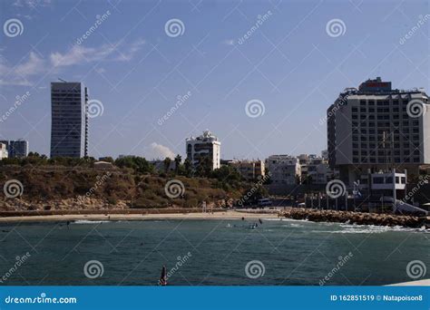 White City Tel Aviv on an Autumn Day. Israel. Stock Image - Image of ...