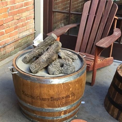 Wine Barrel Fire Pit-Whiskey Barrel Fire Pit by SmokinBarrelWorks