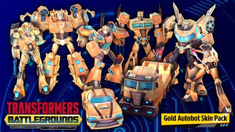 TRANSFORMERS: BATTLEGROUNDS – Gold Autobot Skin Pack for Nintendo ...