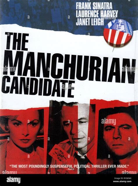 JANET LEIGH, FRANK SINATRA, LAURENCE HARVEY POSTER, THE MANCHURIAN CANDIDATE, 1962 Stock Photo ...