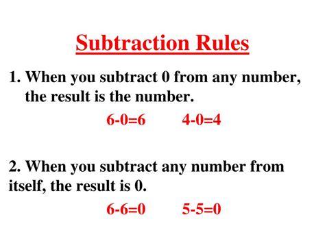 Rules About How To Do Regrouping Subtraction