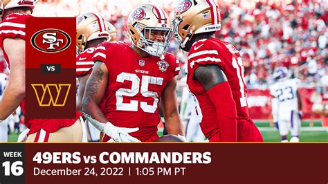 SF 49ers vs Commanders Pregame Thread - 2022 Season Week 16 | 49ers ...