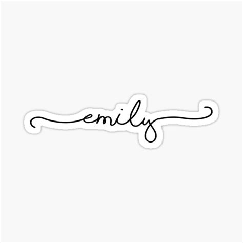 Hand Emily Name Gifts & Merchandise | Emily name, Calligraphy name, Name gifts