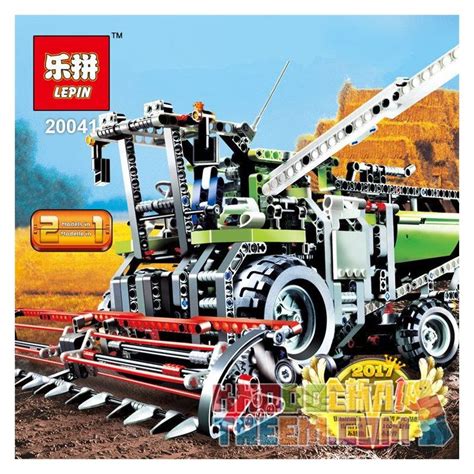 NOT Lego TECHNIC 8274 Combine Harvester , LEPIN 20041 Xếp hình Máy Thu ...