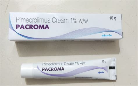 Pacroma Pimecrolimus Cream, For Clinical, Rs 400 /pack Care Exim | ID: 18951239691