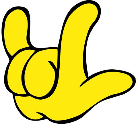 Yellow ily hand | ASL-Deaf | Pinterest | Sign language art, Asl sign language, Sign language