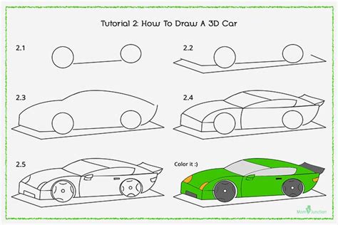 How To Draw A Car Step By Step For Kids?