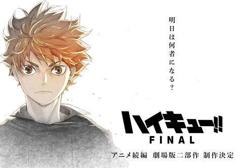 "HAIKYUU!! FINAL" Teaser Visual : r/anime