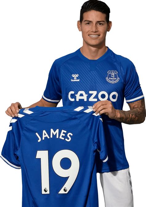 James Rodriguez Everton football render - FootyRenders