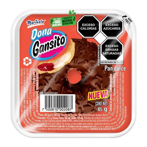 Dona Gansito Marinela 1 pza 85 g | Walmart