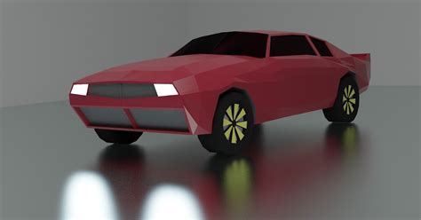 Low Poly Car modelling (blender)