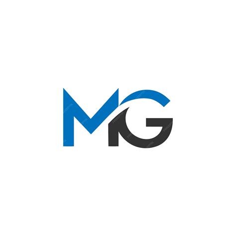 Premium Vector | Mg logo design