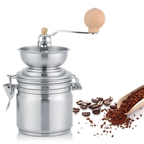 Stainless Steel Manual Coffee Grinder Spice Grinding Mill Hand Tool Home Grinder Milling Machine ...