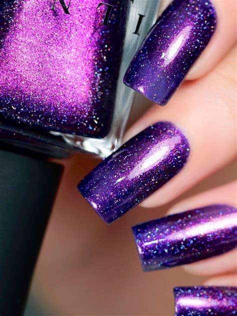 High Voltage - Royal Purple Holographic Nail Polish by ILNP