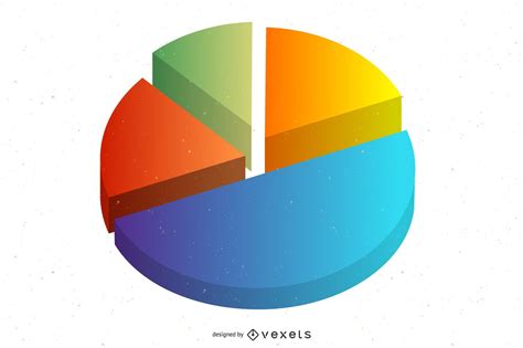 Glossy Pie Chart Vector Download