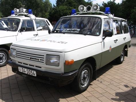 Wartburg 1.3 Tourist - Volkspolizei (Deutsche Demokratische Republik) Police Vehicles, Police ...