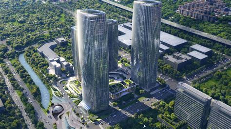 Aedas-Designed Double Twin Towers Comple|Skyscrapers