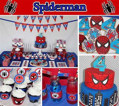 Spiderman Birthday Party Ideas | Photo 1 of 34 | Spiderman birthday ...