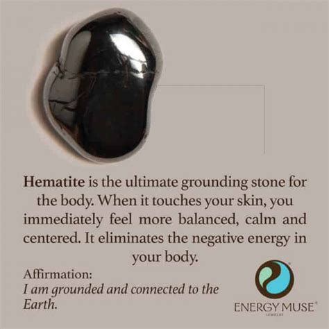 Hematite Stone, View the Best Hematite Stones | Gemstones, Crystals, Healing stones