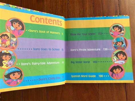 Dora’s Big Book of Stories - Hardcover- 7 stories 191 pages, Books & Stationery, Children's ...