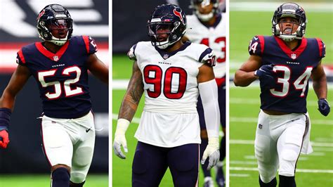 When the Houston Texans return to action after their bye week, the three defensive rookies ...