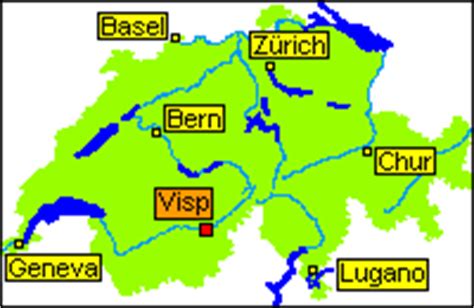 Climate in Visp - Switzerland