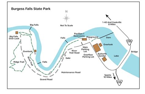 Burgess Falls State Park Map