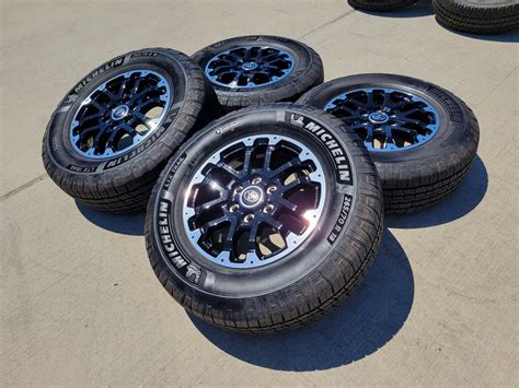 18" Toyota Tundra TRD OEM Wheels 2023 Sequoia and Michelin Tires | 95407 / 75273