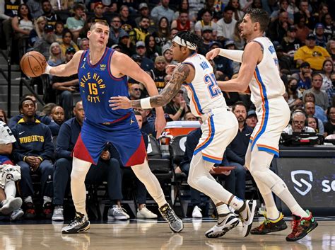 Nikola Jokic makes more NBA history, Nuggets survive Thunder on second ...