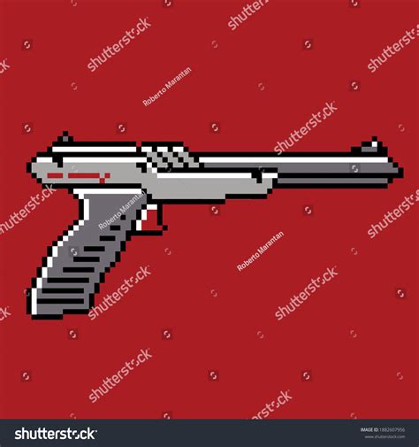 Pistol de caza de pato Zap: vector de stock (libre de regalías) 1882607956 | Shutterstock