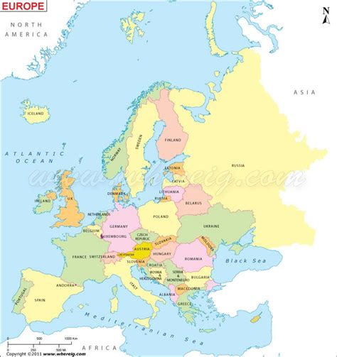 84 Cool Western Europe Political Map With Capitals - insectza