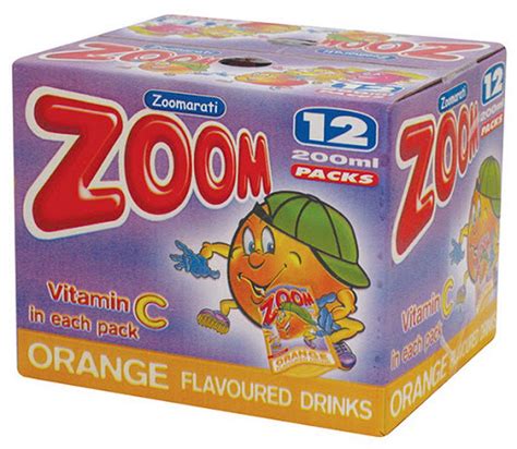 Zoom Juice - Orange - 200ml x 12 | Shop Today. Get it Tomorrow ...