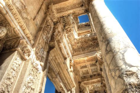 Celsus Library in Ephesus – Turkey and Majestic Architecture