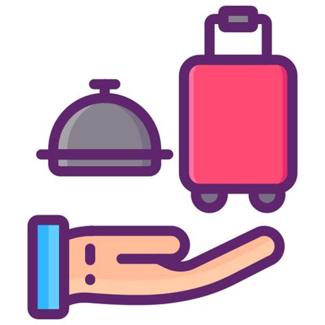 Hospitality Flaticons Lineal Color icon