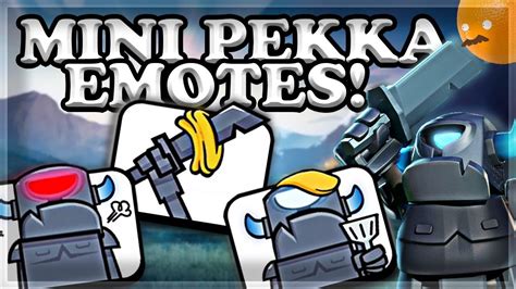 BEST Way to Finishing Mini PEKKA Quest & NEW EMOTES 🍊 - YouTube