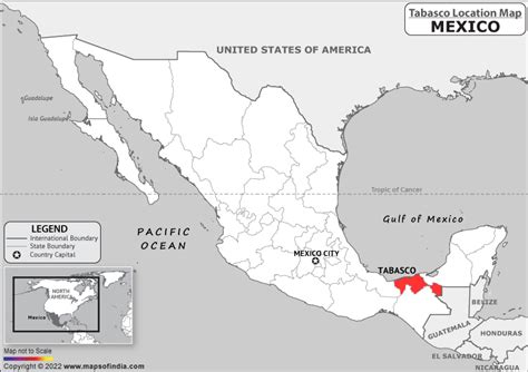 Where is Tabasco Located in Mexico? | Tabasco Location Map in the Mexico