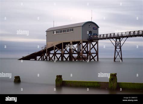 The lifeboat Station at Selsey beach, West Sussex Stock Photo - Alamy