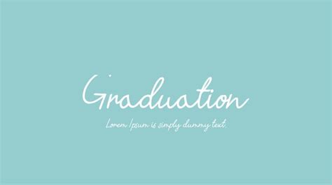 Graduation Font : Download Free for Desktop & Webfont